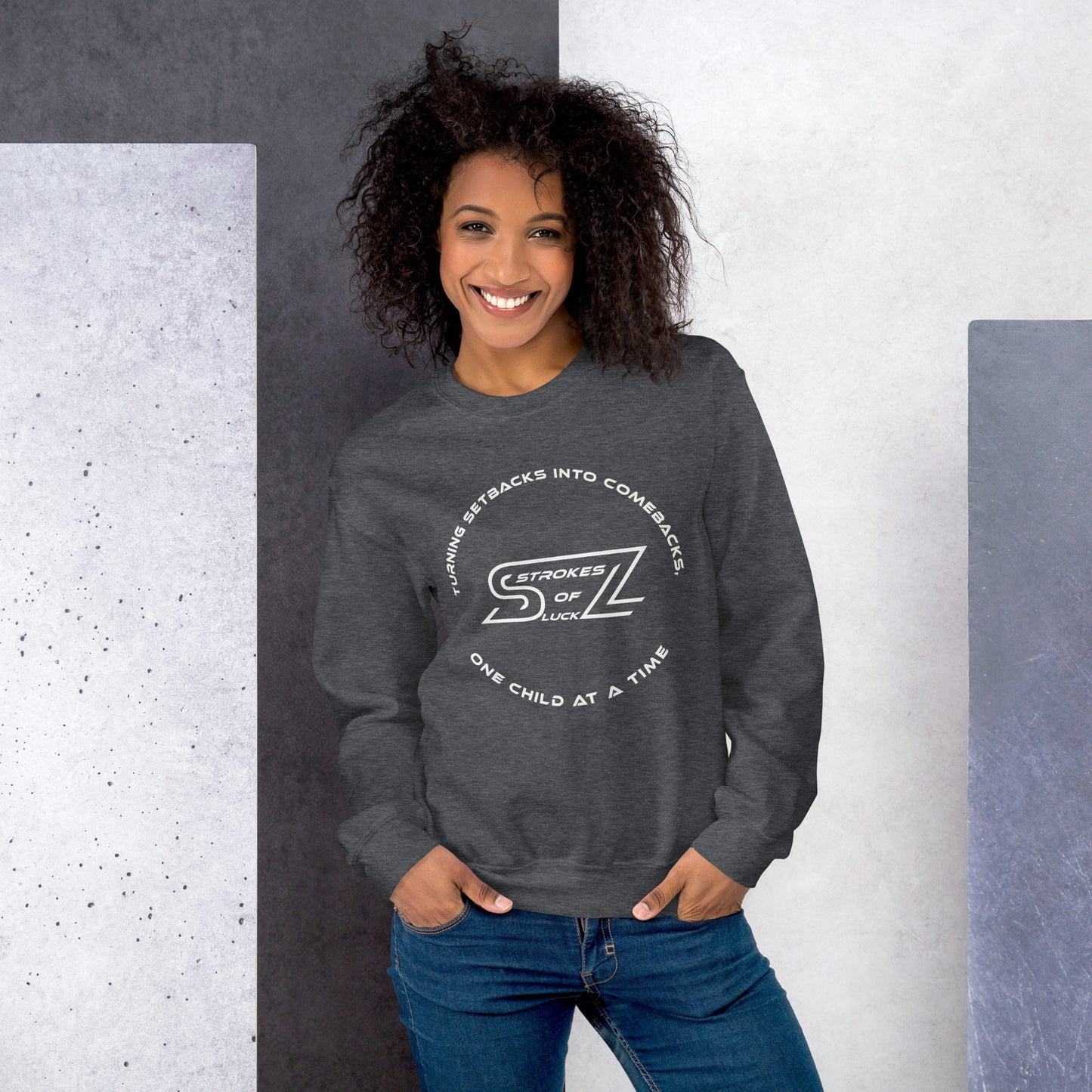 Strokes of Luck Women Unisex Sweatshirt