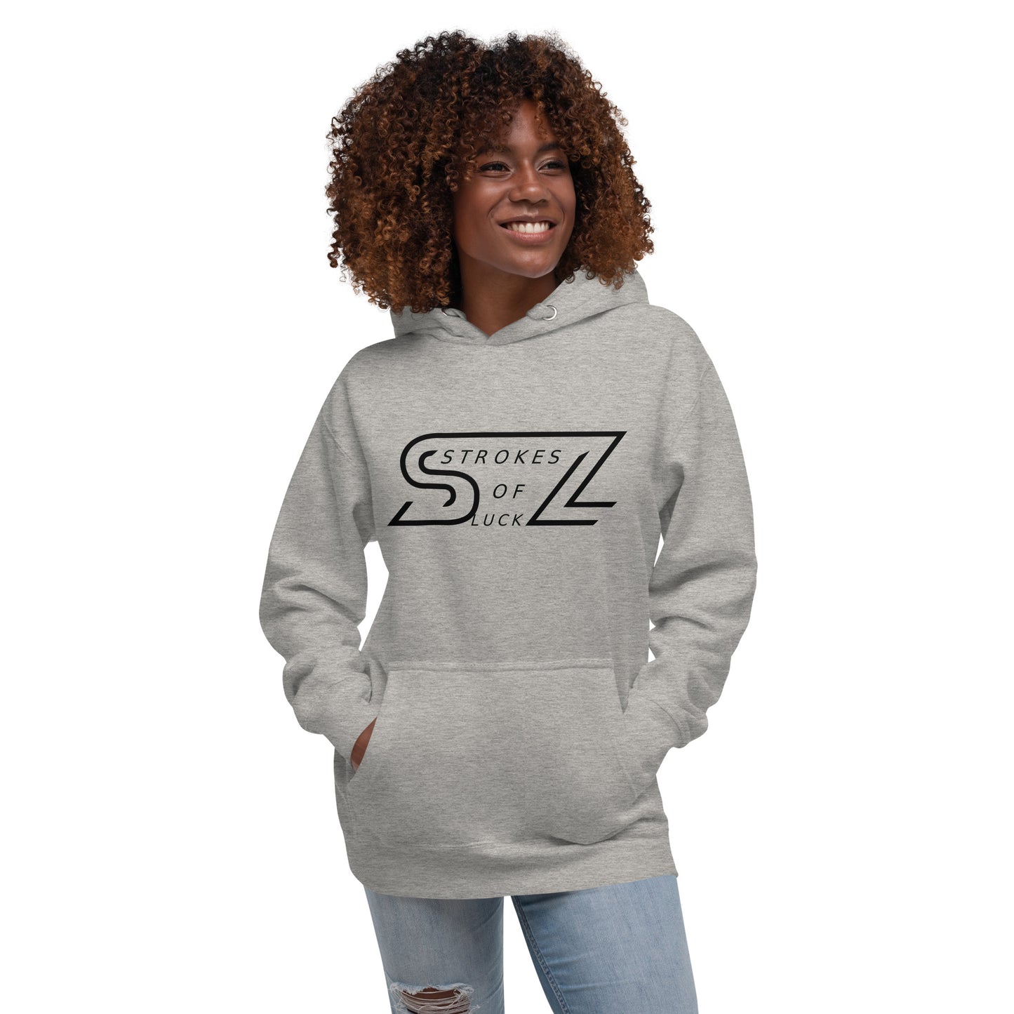 Strokes of luck women unisex hoodie