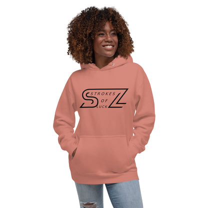 Strokes of luck women unisex hoodie