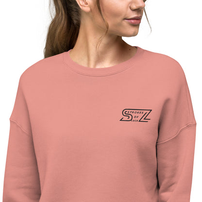 Strokes of Luck Crop Sweatshirt