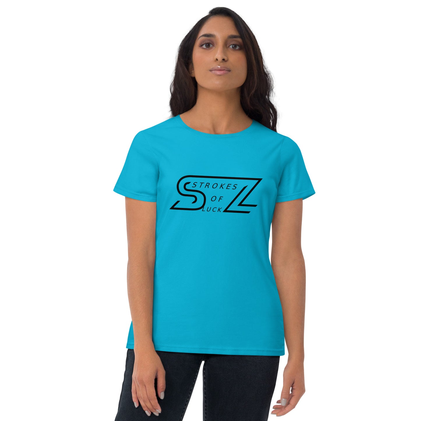 Strokes of luck women's short sleeve t-shirt