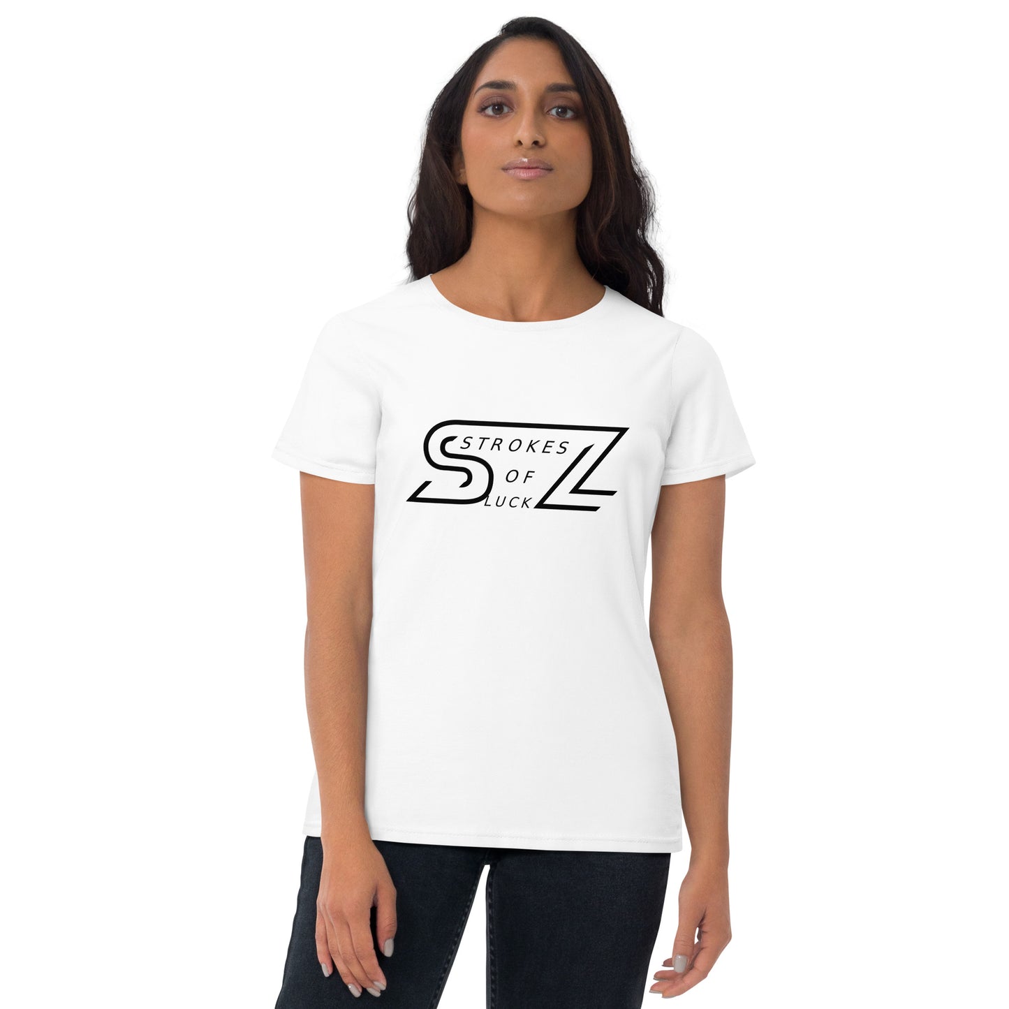 Strokes of luck women's short sleeve t-shirt